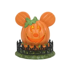 Halloween General^Department 56 Disney, Mickey's Town Center Pumpkin, 6007731, Disney Village