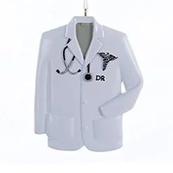 Kurt S Adler Doctor Coat Ornament For Personalization, D2255 Flash Sale
