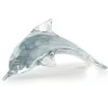 Glass^Dynasty Glass Dolphin - Grey Glow