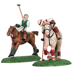 Department 56 Dv, Polo Players - Set Of 2 Dickens Village, 56.58529 Cheap