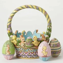 Enesco Easter Basket W/3 Eggs 12Th Annual Best Sale