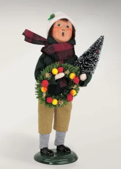 Byers Choice^Byers Choice Evergreen Boy, , 4494