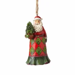 Enesco Evergreen Santa Ornament Store