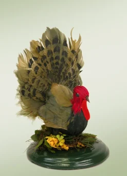 Byers Choice^Byers Choice Fall Turkey On Base, , 670