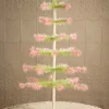 Easter^Bethany Lowe Feather Tree Green With Pink Tips 24″
