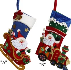 Mark Roberts Festive Santa Stocking Train Or Sleigh Store