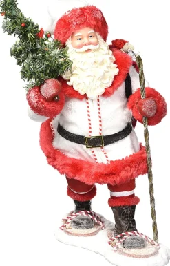 Clothtique/Fabriche Santas^Department 56 From House To House 10.5"