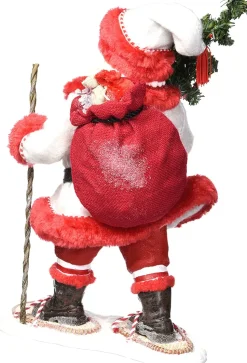 Clothtique/Fabriche Santas^Department 56 From House To House 10.5"