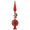 Santas^Kurt S Adler Glass Santa Un-Lit Treetop, 16", Gg0497, Kurt Adler