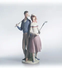 Lladro Golfing Couple Sale