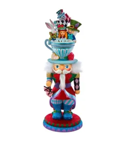 Nutcrackers/Smokers^Kurt S Adler Hollywood Aiw Nutcrackers™ Alice Teacup Hat Nutcracker, Ha0622, Kurt Adler