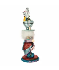 Kurt S Adler Hollywood Aiw Nutcrackers™ Alice Teacup Hat Nutcracker, Ha0622, Kurt Adler Fashion