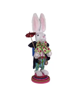 Kurt S Adler Hollywood Aiw Nutcrackers™ White Rabbit Nutcracker, Ha0382, Hollywood, Kurt Adler Online