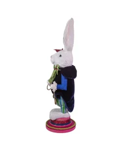 Kurt S Adler Hollywood Aiw Nutcrackers™ White Rabbit Nutcracker, Ha0382, Hollywood, Kurt Adler Online