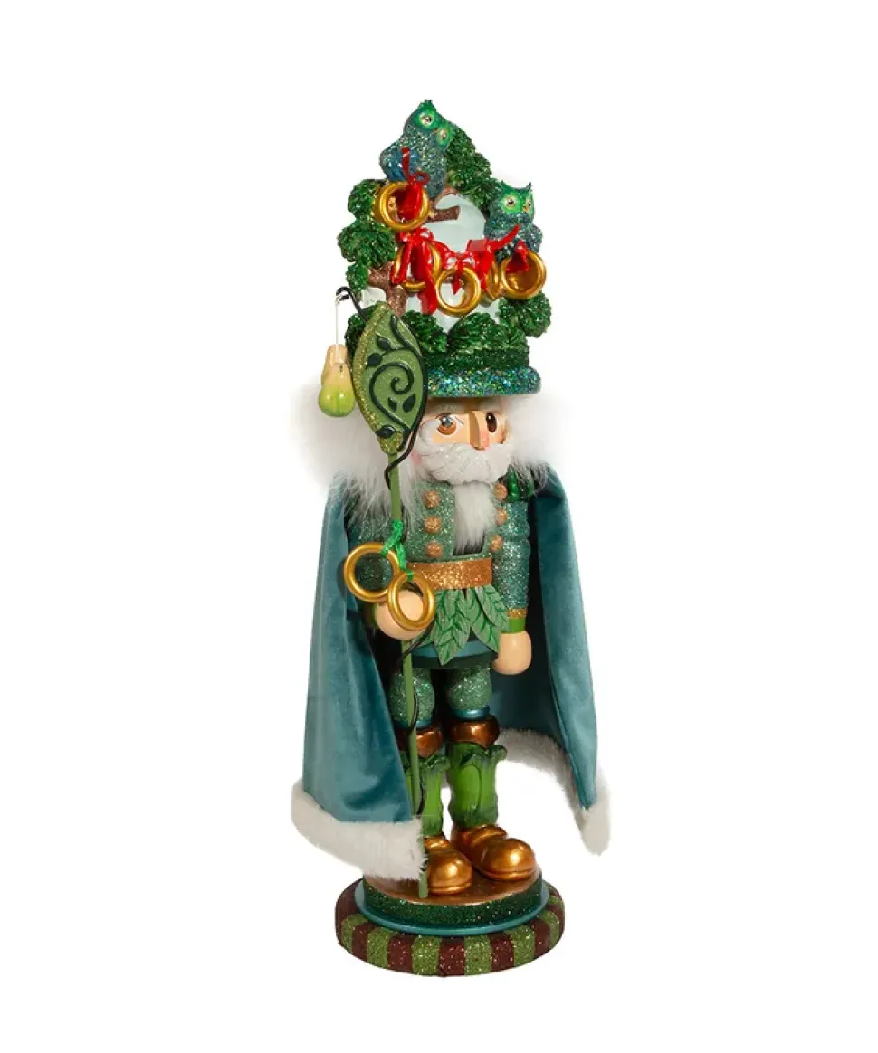 Nutcrackers/Smokers^Kurt S Adler Hollywood Nutcrackers™ Five Golden Rings Nutcracker, Ha0572, Kurt Adler