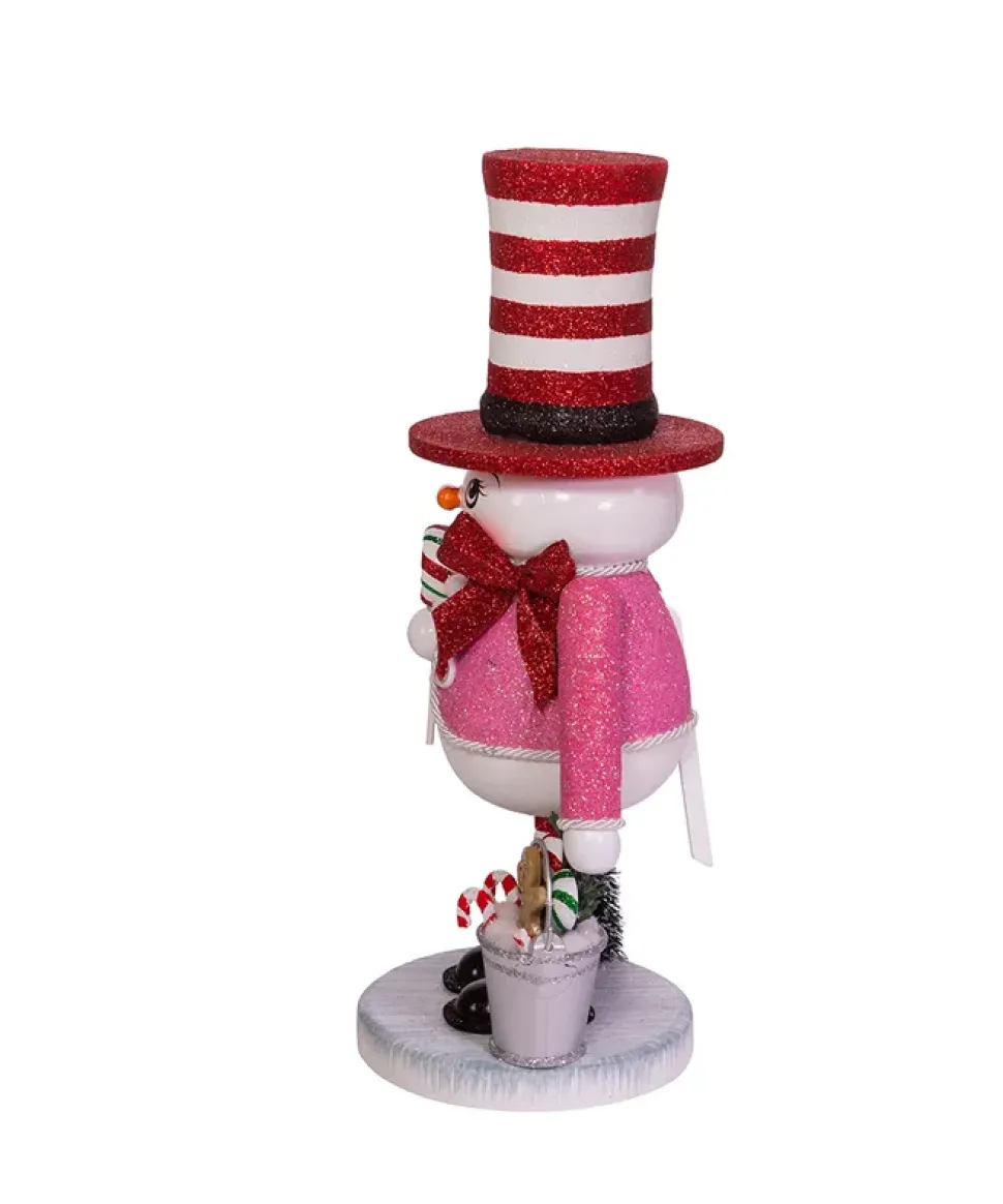 Nutcrackers/Smokers^Kurt S Adler Hollywood Nutcrackers™ Snowman Candy Nutcracker, Ha0518, Kurt Adler