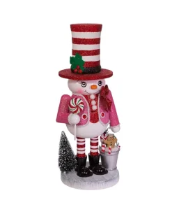 Kurt S Adler Hollywood Nutcrackers™ Snowman Candy Nutcracker, Ha0518, Kurt Adler Outlet