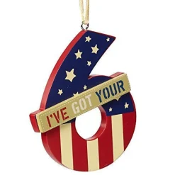 Enesco Homefront Girl Gift I'Ve Got Your 6 Ornament Store