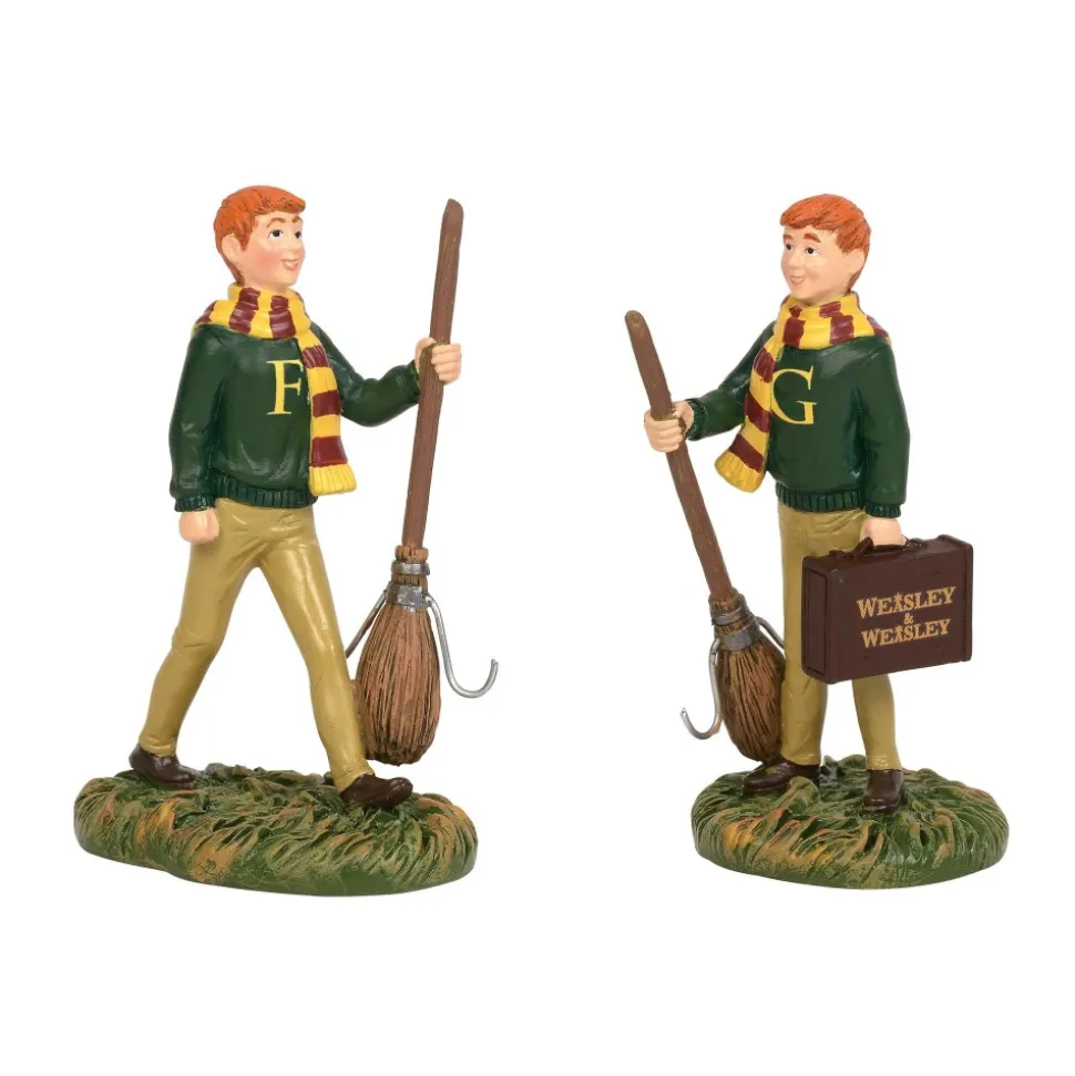 Department 56 Hp, Fred & George Weasley, 6003332, Harry Potter Clearance