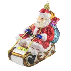 Huras Family Huras, Santa On Sleigh Christmas Toboggan, S611 Cheap