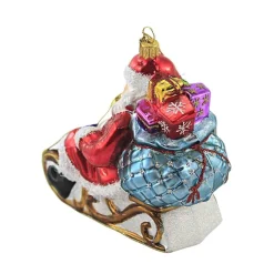 Huras Family Huras, Santa On Sleigh Christmas Toboggan, S611 Cheap