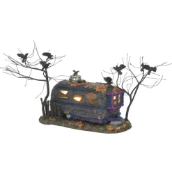 Halloween General^Department 56 Hv, Cackling Crow Caravan, 6007791, Halloween Village