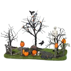 Halloween General^Department 56 Hv, Creepy Lighted Front Yard, 56.53242, Halloween Village