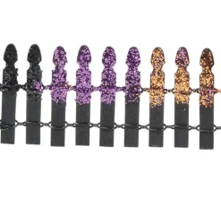 Department 56 Hv, Halloween Glitter Fence, 6005556, Halloween Village Sale
