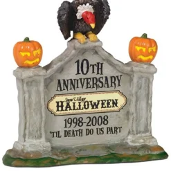 Halloween General^Department 56 Hv, Halloween 10Th Anniversary Sign, 805026, Halloween Village