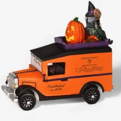 Department 56 Hv, Halloween Village Express Delivery Van, 56.58634, Halloween Village Fashion