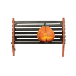 Department 56 Hv, Haunted Pumpkin Bench, 6003226, Halloween Village Clearance