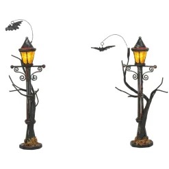 Department 56 Hv, Haunted Street Lights. 6003302, Halloween Village Store