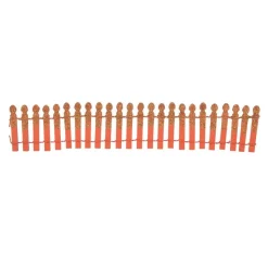 Department 56 Hv, Pumpkin Orange Glitter Fence, 6007703, Halloween Village Discount