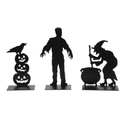 Department 56 Hv, Spooky Silhouettes St/3, 6011479, Halloween Village Best Sale