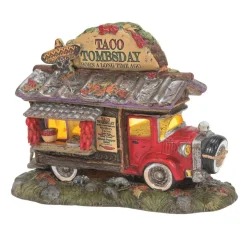 Department 56 Hv, Taco Tombsday Taco Truck, 6011448, Halloween Village Cheap