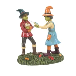 Department 56 Hv, The Squirting Frog Trick, 6011439, Halloween Village Clearance