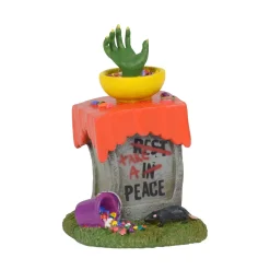 Halloween General^Department 56 Hv, Tricky Treat Hand In Bowl, 6000666, Halloween Village