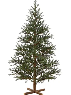Un-Lit Trees^AllState 8'Hx60"D Angel Pine Tree Wood Trunk, Yta698-Gr, Floral