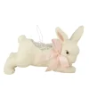 Easter^Bethany Lowe Ivory Running Bunny Bucket