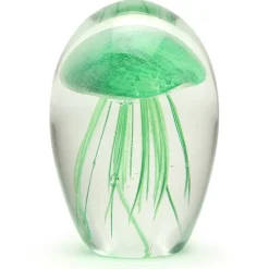 Glass^Dynasty Glass Jellyfish, Baby Glow Green