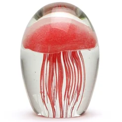 Dynasty Glass Jellyfish, Baby Glow Red Sale