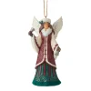 Resin^Enesco Jim Shore, Angel With Hand Bell Ornament, 6006600, Heartwood Creek