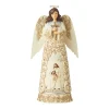 Resin^Enesco Jim Shore, Holiday Lustre Nativity Angel, 6006612, Heartwood Creek