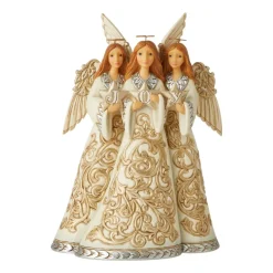 Enesco Jim Shore, Holiday Lustre Trio Of Angels, 6006611, Heartwood Creek Cheap