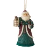 Santas^Enesco Jim Shore, Victorian Santa Ornament, 6006601, Heartwood Creek