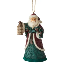 Santas^Enesco Jim Shore, Victorian Santa Ornament, 6006601, Heartwood Creek
