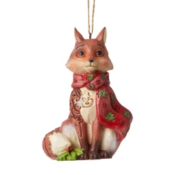 Resin^Enesco Jim Shore, Wonderland Fox Ornament, 6006610, Heartwood Creek