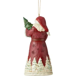 Enesco Jim Shore, Wonderland Santa W/Tree Orn, 6006608, Heartwood Creek Online