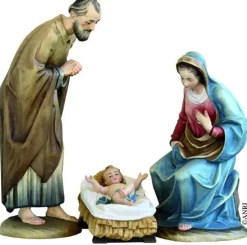 ANRI Woodcarvings Koult - Holy Family Set/3 Cheap