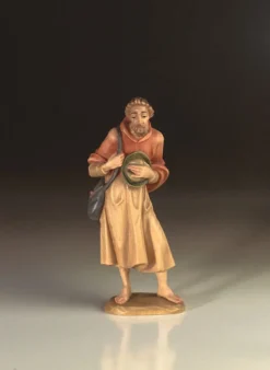 ANRI Woodcarvings Koult - Shepherd With Pouch Clearance